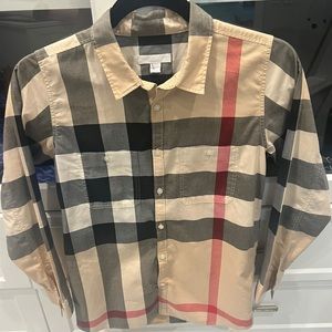 Boys Burberry Brit Button-down shirt